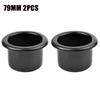 2PCS 79mm Black Car Cup Water Drink Holder Recessed For RV Car Marine Boat Trailer Plastic Cup Holder Interior Accessories
