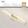 Minimalistic LED Ceiling Light Black Gold Line Iron Indoor Decorative Lamps For Living Room Balcony Study Illumination Fixtures
