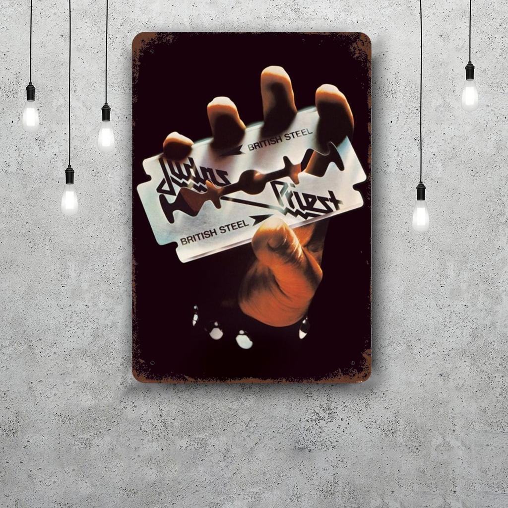 Judas priest Винтажные Металлические Жестяные Знаки Постеры Декор Ретро Металлическая Табличка Настенное Искусство Декор для Гаража Бара