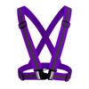Reflective Safety Vest High Visibility Elastic Shoulder Straps Night Cycling Running Reflective Safety Vest