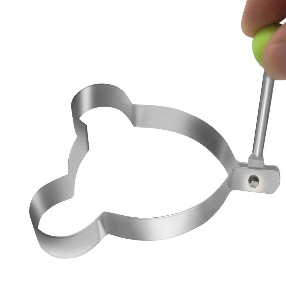 Креативная форма для готовки из нержавеющей стали, форма для жарки, кольцо для жарки яиц, блинов, круг KTY