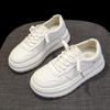 Brand Leather Women's Sneakers White Platform Woman Sports Sneakers Female Vulcanized Shoes Sneakers Casual Ladies Trainers