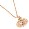 Vivienne Westwood Accessories 63020097 Pink Gold Tiny Orb Necklace for Women [Vivienne Westwood] (Necklace) [Brand] [Product]