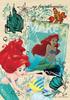 300 Piece Jigsaw Puzzle Wooden Puzzle The Little Mermaid Ariel & Friends (18.2x25.7cm)