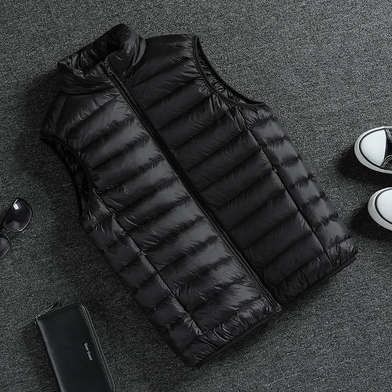 Men's Light Thin Vest Autumn Winter New Fashionable Casual Cotton Vest Loose Fashionable Jacket