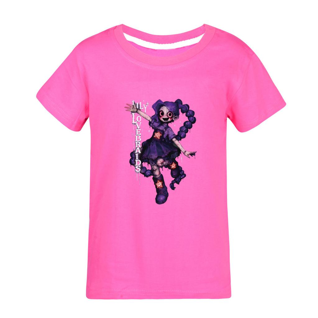 5583 Детская футболка для девочек Lily Lovebraids с коротким рукавом из хлопка