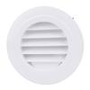 100 мм круглая вентиляционная крышка 4 дюйма ABS вытяжная вентиляционная решетка с косыми жалюзи для ванной комнаты офиса