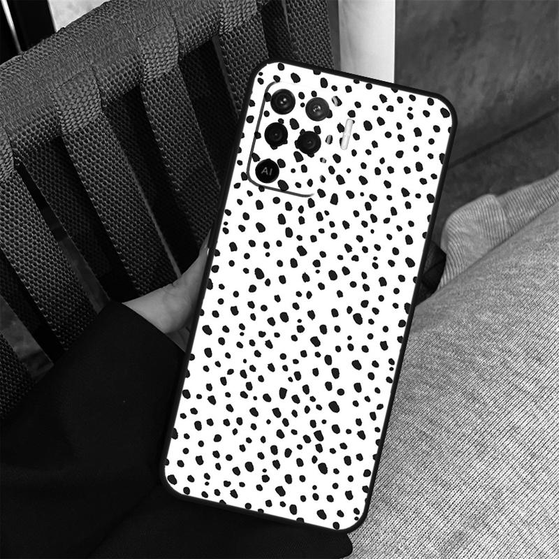 Чехол в горошек для Oppo A80 A60 A40 A94 A54 A98 A78 A18 A38 A58 A16 A76 A96 A17 A77 A74 A57S A15