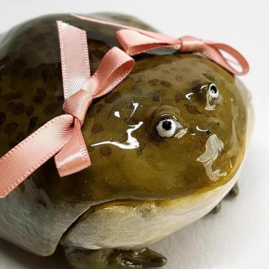 Некрасивый чехол-лягушка с бантом для наушников AirPods 1/2/3/4/Pro 1/2/3, совместимый с Bluetooth, чехол для беспроводной зарядки наушников, прозрачный защитный корпус для наушников