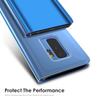 Smart Mirror Anti Drop Phone Case for Samsung Huawei Honor Xiaomi Redmi iPhone OnePlus Cover Magnetic Flip PU Leather