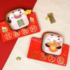 Thickened New Year Folding Red Envelopes Traditional Money Packet Cartoon Red Pocket  Kids Gift