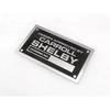 DATA PLATE FOR VINTAGE CARROLL SHELBY DESIGN APPROVED |Fit For