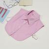 Women Cotton Lace Fake Collar Blouse Vintage Detachable Collar Women Shirt False Tie Lapel Blouse Top Clothes Accessories