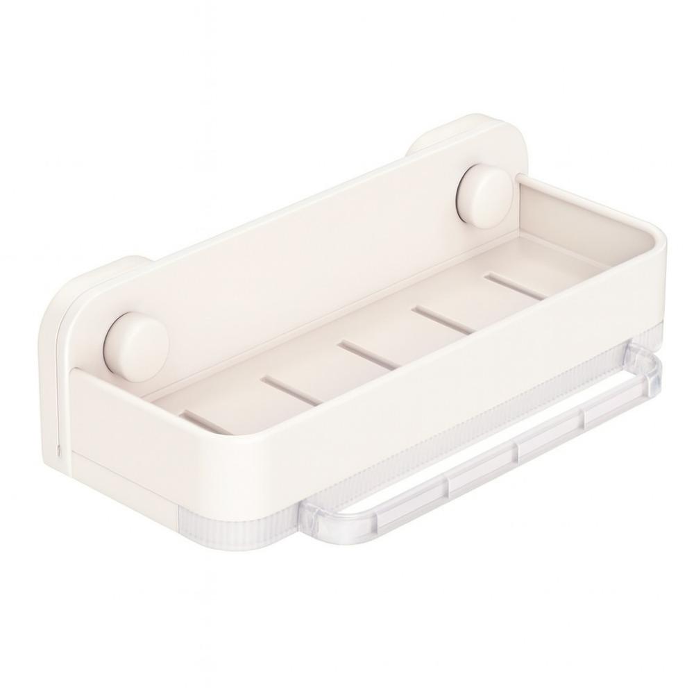 Wall Mounted Sink Sponge Holder Punch Free Soap Drainer Towel Rack Rag Drainage Rack  Kitchen