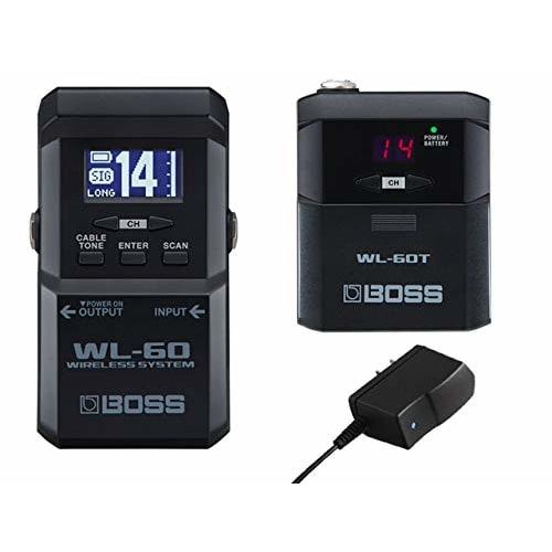 BOSS Wireless System WL-60 with AC Adapter and PSA-100S2