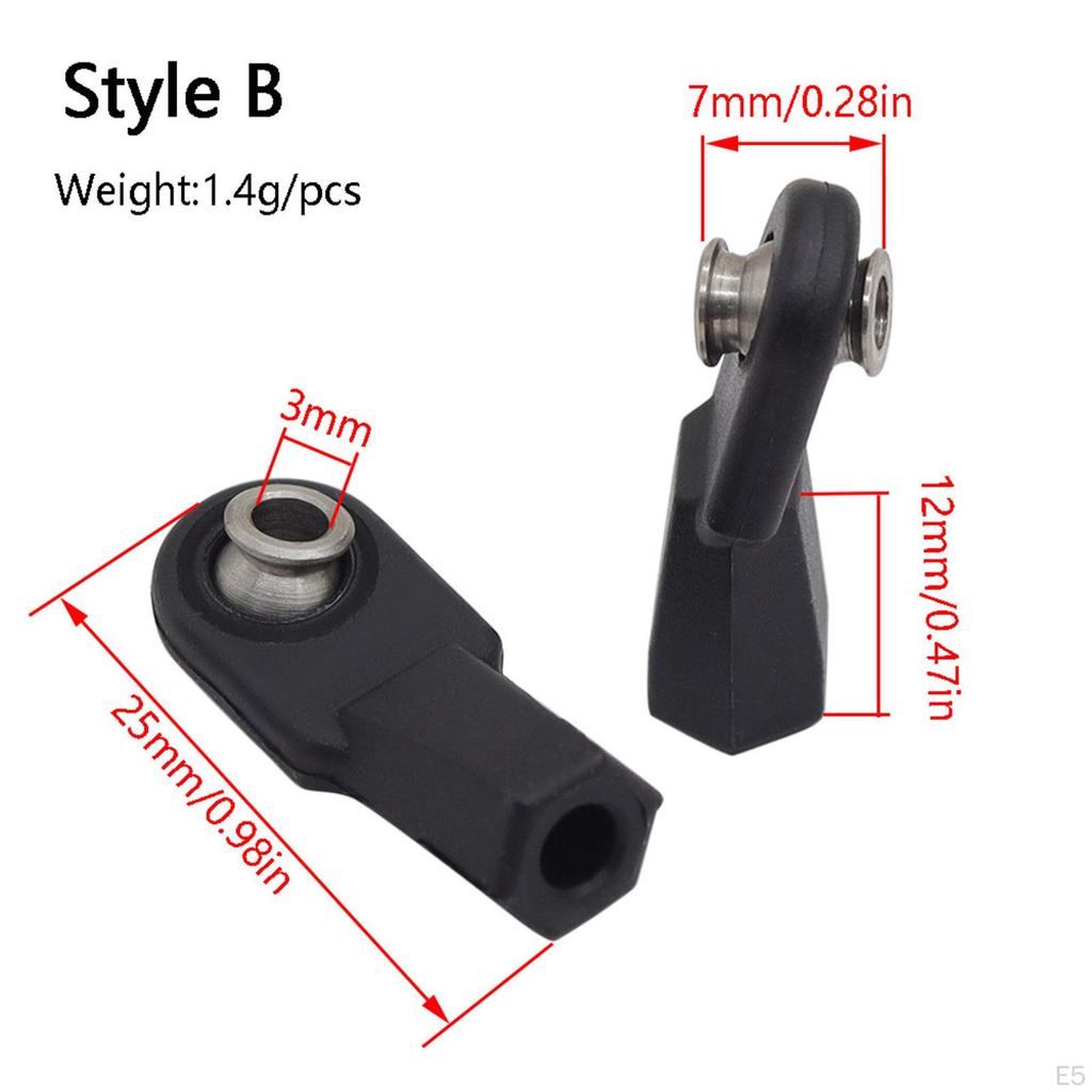 10 Pcs M4 Ball Joint Heads for RC Cars, Universal Remote Control Toys, 1/10 And 1/8 Crawler