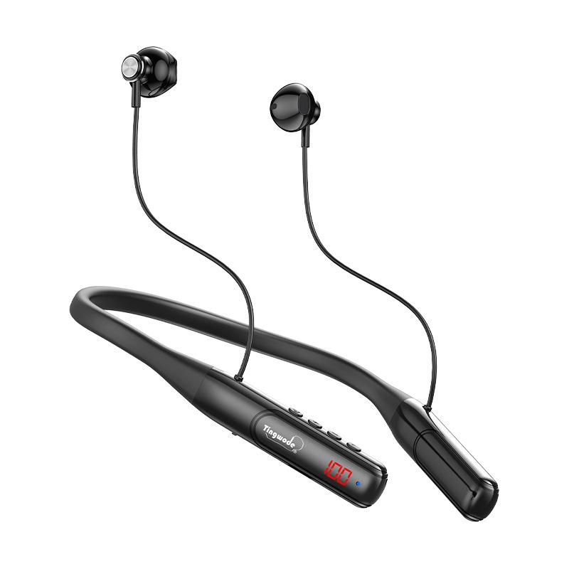 Bluetooth-наушники с шейным ремешком: Долгая работа от батареи, HD-звонки, Удобные, Влагозащищенные