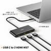 Адаптер-конвертор USB C HDMI MST Hub 3 порта Single 4K144Hz Triple DP Alt Splitter Monitor HDMI Distributor Режим расширения Совместимое расширение HDMI