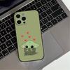 Милый мультяшный чехол для телефона Baby Y-Yoda  Для iPhone 17, 16, 15, 14, 13, 12, 11 Plus, Pro Max Мягкий черный чехол