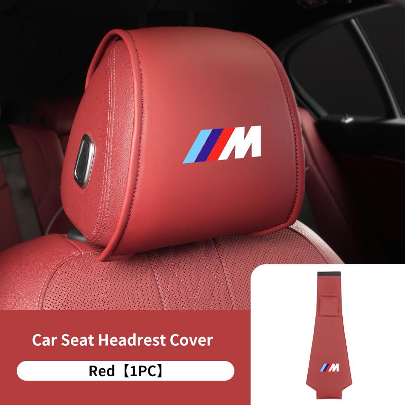 1/2pcs Car Seat Universal Headrest Pillow Anti-dirty Protector Cover For BMW E30 E34 E36 E39 E46 E52 E53 E60 E61 E62 E70 E71 E83