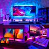 Светодиодная лента 5050 RGB, 5 В USB, самоклеящаяся, водонепроницаемая, фоновая подсветка для ТВ