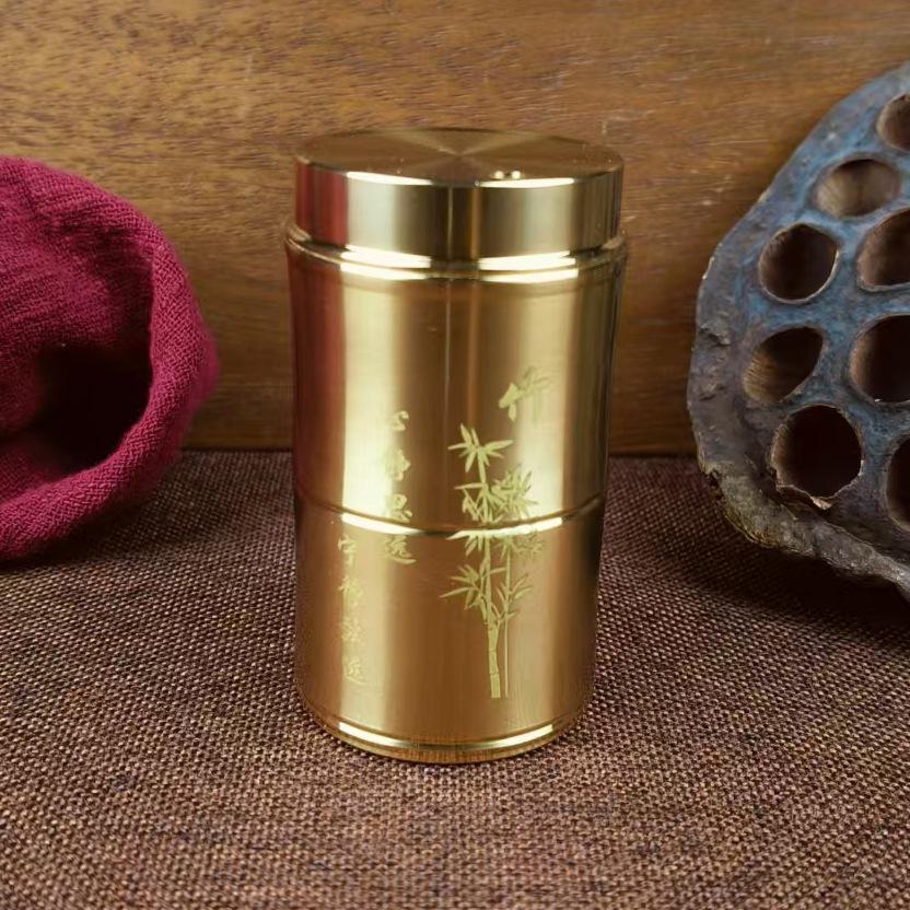Элегантный держатель для зубочисток из латуни: Бамбуковая коробка для столовой, гостиной и спальни - Портативная, пылезащитная, ударопрочная