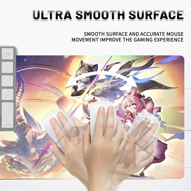 1Pc Fantasy Dragon Battle Gaming Mouse Pad Keyboard Desk Mat Non-slip Rubber Lock Edge Waterproof Computer Mousepad for Office Home Decor S1617