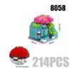 Забавные конструкторы Pokemon Сборка Аниме Пикачу Чаризард Кукла Бластойз Бульбазавр Генгар Покемон Кирпичики Игрушка для Ребенка Подарок