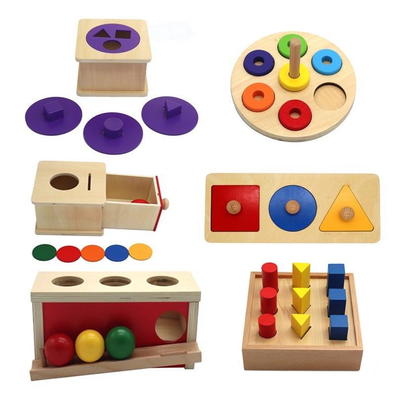 Lovevery Montessori Educational Toys: Object Permanence Box for 6-12 Months, 0-3 Years