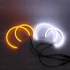 LED SMD Cotton Light Switchback Angel Eye  Ring DRL Kit for BMW X5 E53 Facelift 2004 2005 2006