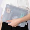 Flat Mesh Marks Pouch, A5, Collection, Melon, MSH-PO11-LGN