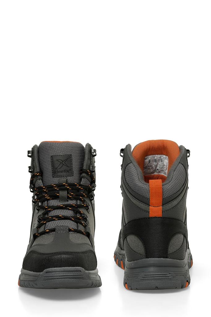 Men's Fashion Flat Heeled Booties Black Outdoor Boots Shoes