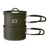 PRIMUS Easy Cook Mini Kit P-CK-K101 – Алюминиевая посуда 840 мл + 485 мл, Черный