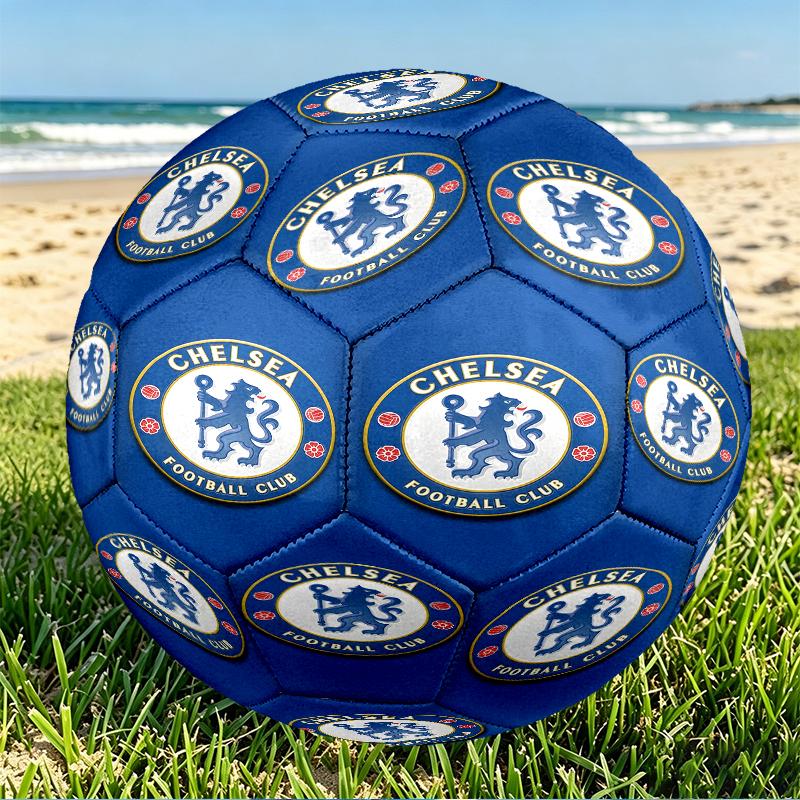 Футбольный мяч Chelsea F.C. Размер 5, из износостойкого ПУ, для матчей, тренировок и ежедневной практики, Подарок на день рождения для любителей футбола