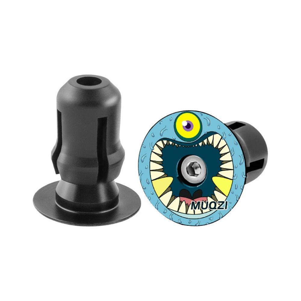 1 Pair Lightweight Bicycle Handlebar End Caps Bicycle Handlebar Plug Small Wheel Handlebars