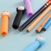 6pcs/12pcs Soft Rubber Pencil Extender Penguin Shape Pen Cap Pencil Tip Protective Case  Children