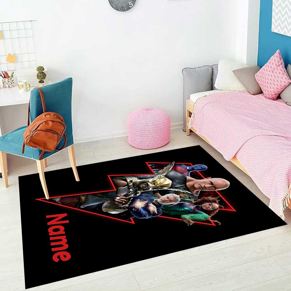 Warner Bros. Works (53) Customize your name rug, office chair cushion, home bedroom living room gift.