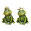 Сделано в Португалии Зеленая лягушка, размер M, пара, набор из терракотовых садовых предметов, Принцесса и Принц, король и королева, pto-2766_2310g