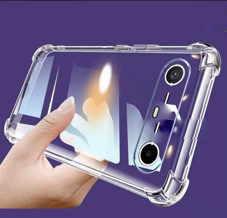 EUCAGR Для Tecno Spark Slim SparkSlim Подушка безопасности Полная защита Мягкий ТПУ задний чехол Для Tecno Pova Slim PovaSlim Защитный чехол