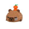 Cartoon Capybara Micro-particle Building Blocks Cute Capybara Doll Toys  For Kids Birthday Gifts