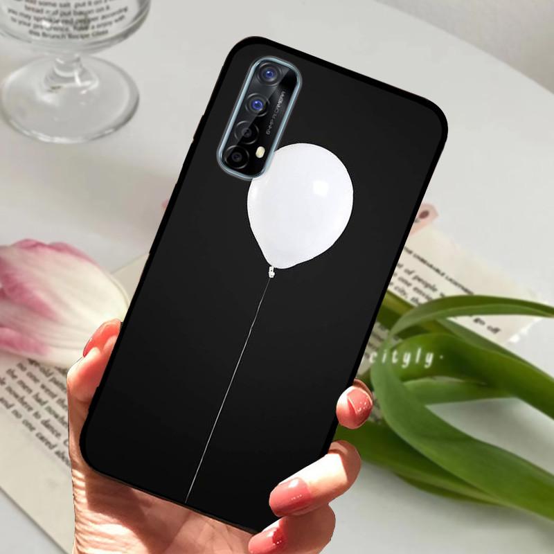 Для Realme 7 4G 5G RMX2155 Чехол Накладка на телефон Силиконовый Мягкий ТПУ Задние Чехлы для Realme 7 Pro Чехол Realme7 RMX2151 Бампер Fundas