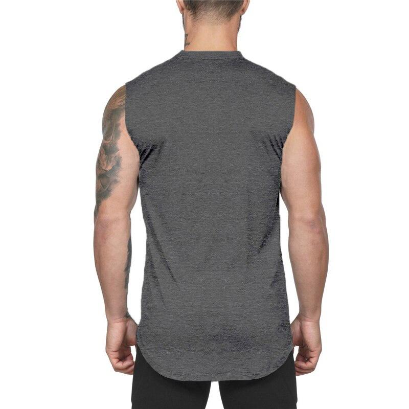 Bodybuilding Fashion V-neck Tank Top Men Gyms Jogging-clothing Stringer Fitness Gyms Shirt Muscleguys Workout Vest