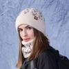Winter Warm Ear Protection Hat Scarf Suit Women's Pullover Knitted Hat Outdoor Coldproof Wool Hat