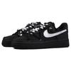 Nike Air Force 1 Черный Воин Термозащита Низкие Кеды для Скейтборда Женские Матовый Черный Серебристый DD8959-001(КомандаJ-)