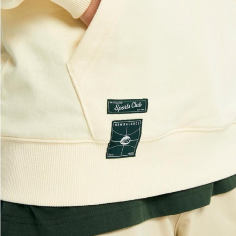 New Balance Half Club Uni Hoodie Semi Overfit Nbn0e11213 31 Толстовка с капюшоном Футболка