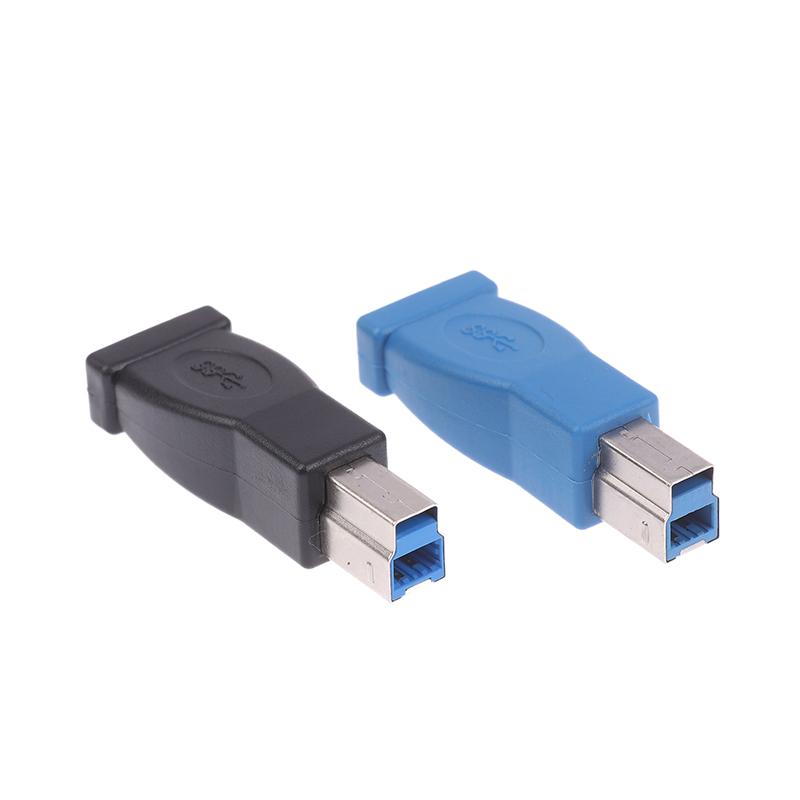 Адаптер-коннектор USB Type C 3.0 (мама) на USB 3.0 B (папа) для передачи данных для принтера, сканера, внешних жестких дисков, ноутбука