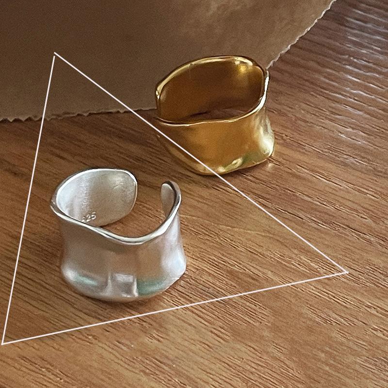 Серебряное кольцо 925 пробы, геометрическое, многослойное, с круглыми бусинами, женское, модное, панк, темперамент, гипоаллергенное, шарм, ювелирное изделие