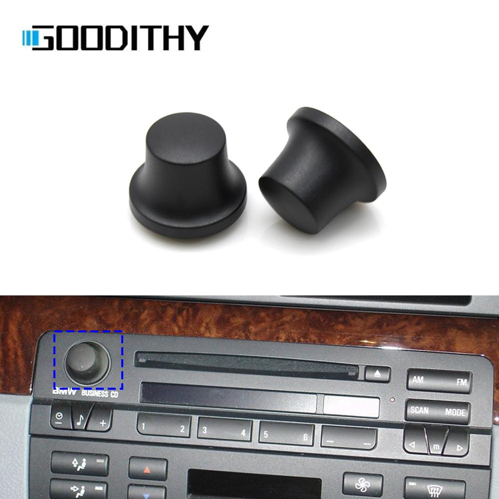 Car Dashboard Multimedia Radio CD Player Volume Switch Button Rotary Knob Replacement For BMW 3 Series E46 1998-2006 65126924906