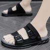 Summer Clip Toe Slippers Men New Flat Beach Shoes for Man Sandale Homme Light Breathable Male Sandals Casual Men Shoes