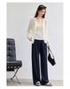 Summer "Urban Light Machine Energy" Glacier Imitation Cowboy Color Casual Pants